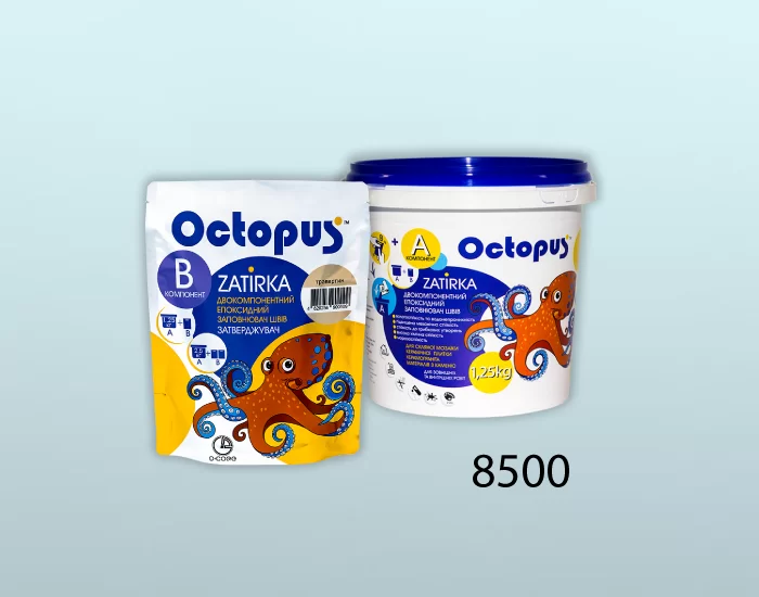 Затирка для плитки Octopus Zatirka 8500 епоксидна 1,25 кг - фото 2