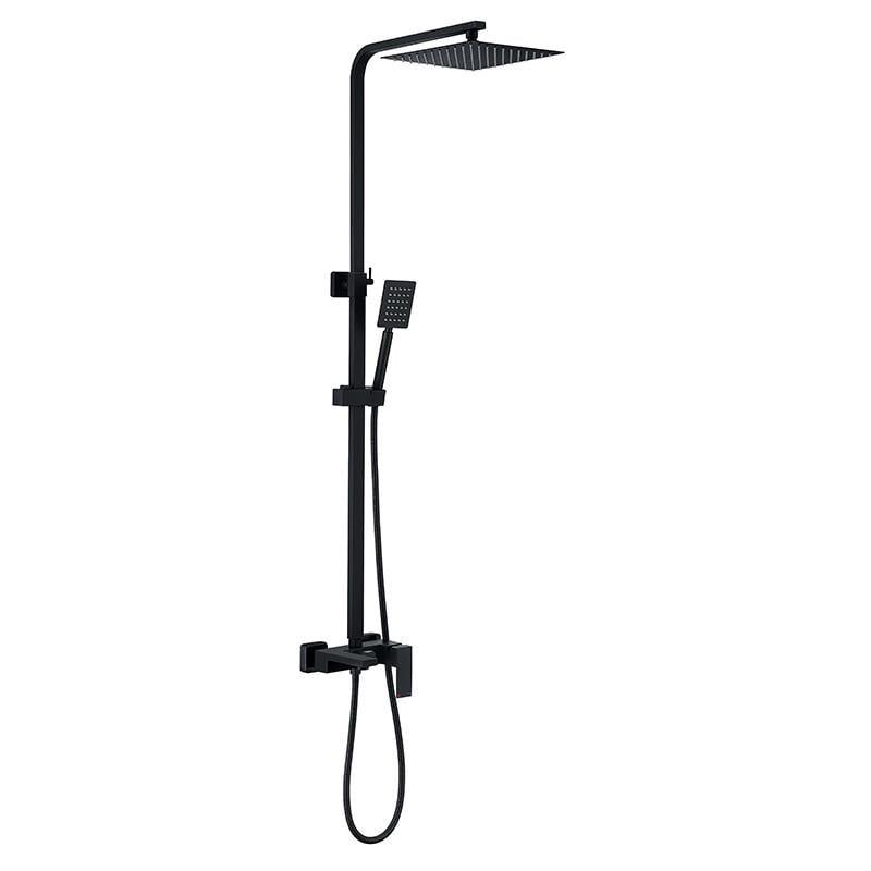 Душова колона зі змішувачем Zerix KUB-008-J Black (ZX4853)