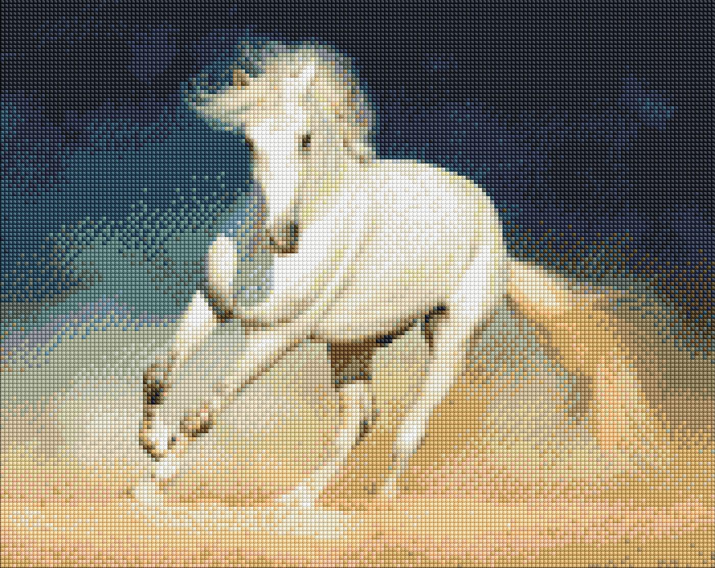 Алмазная мозаика Белая грация (AMO7139)