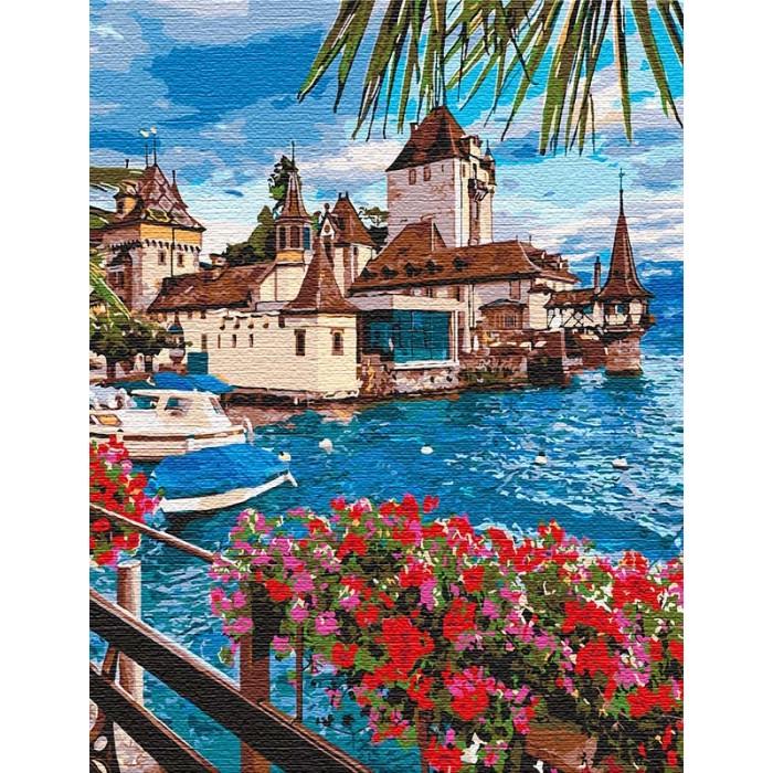 Картина по номерам Ідейка Волшебная Швейцария 50х65 см (KHO12253)