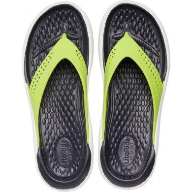 Фліпи Crocs LiteRide Flip М8/ЄВР 41-42 Lime Punch/Almost White (7159144) - фото 2