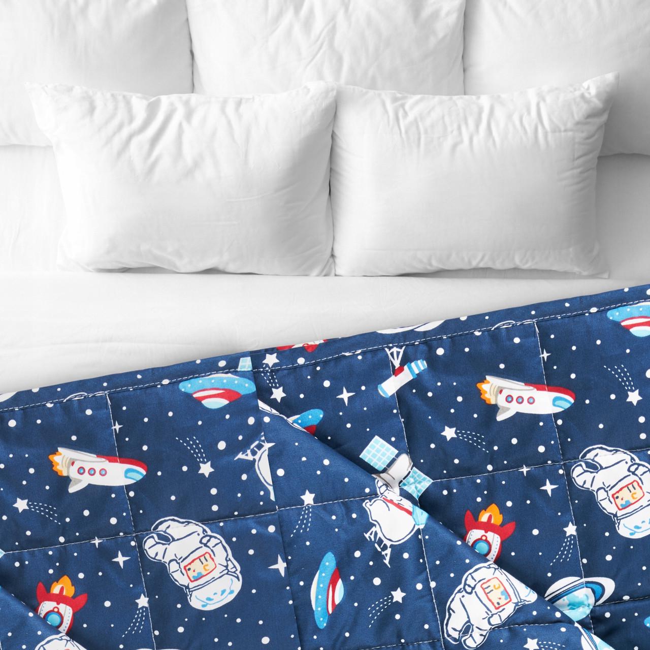 Одеяло утяжеленное детское 4fizjo 5 кг 100x150 см Blue (P-5905973403559) - фото 8