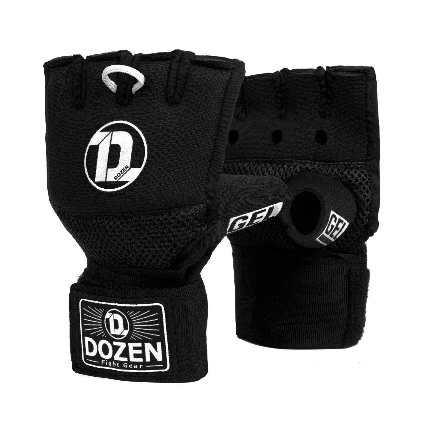 Бинты-перчатки Dozen Pro Gel Air Inner Speed Wraps L/XL Черно-белый