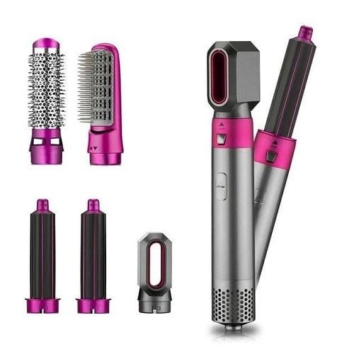 Фен мультистайлер Hot AIR Styler 5в1 для разных типов волос 1000 Вт (MG-01551) - фото 2