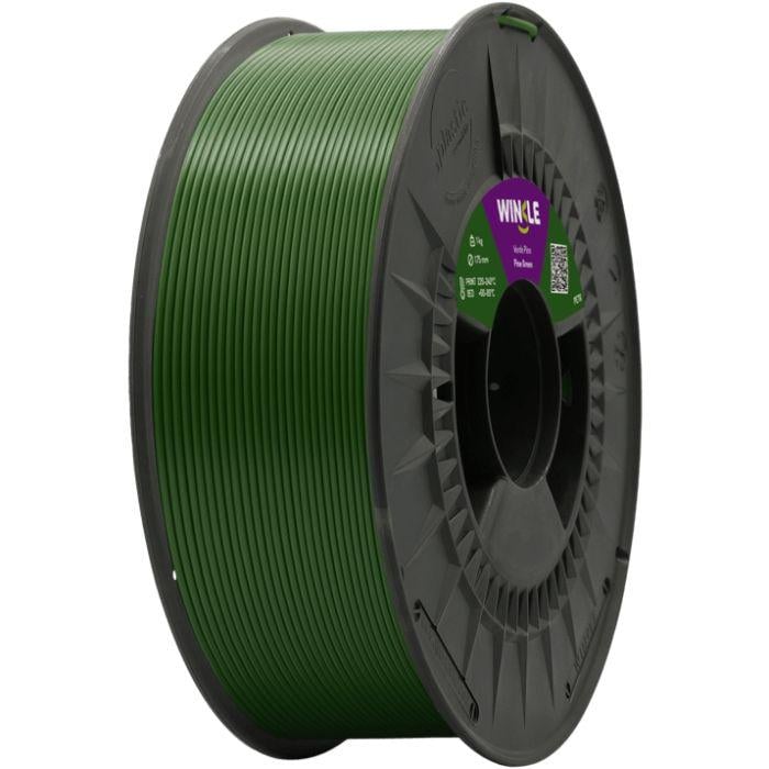 Филамент WINKLE PETG 1 кг 1,75 мм для FDM печати Зеленый (PET01000175VERPINWNK)