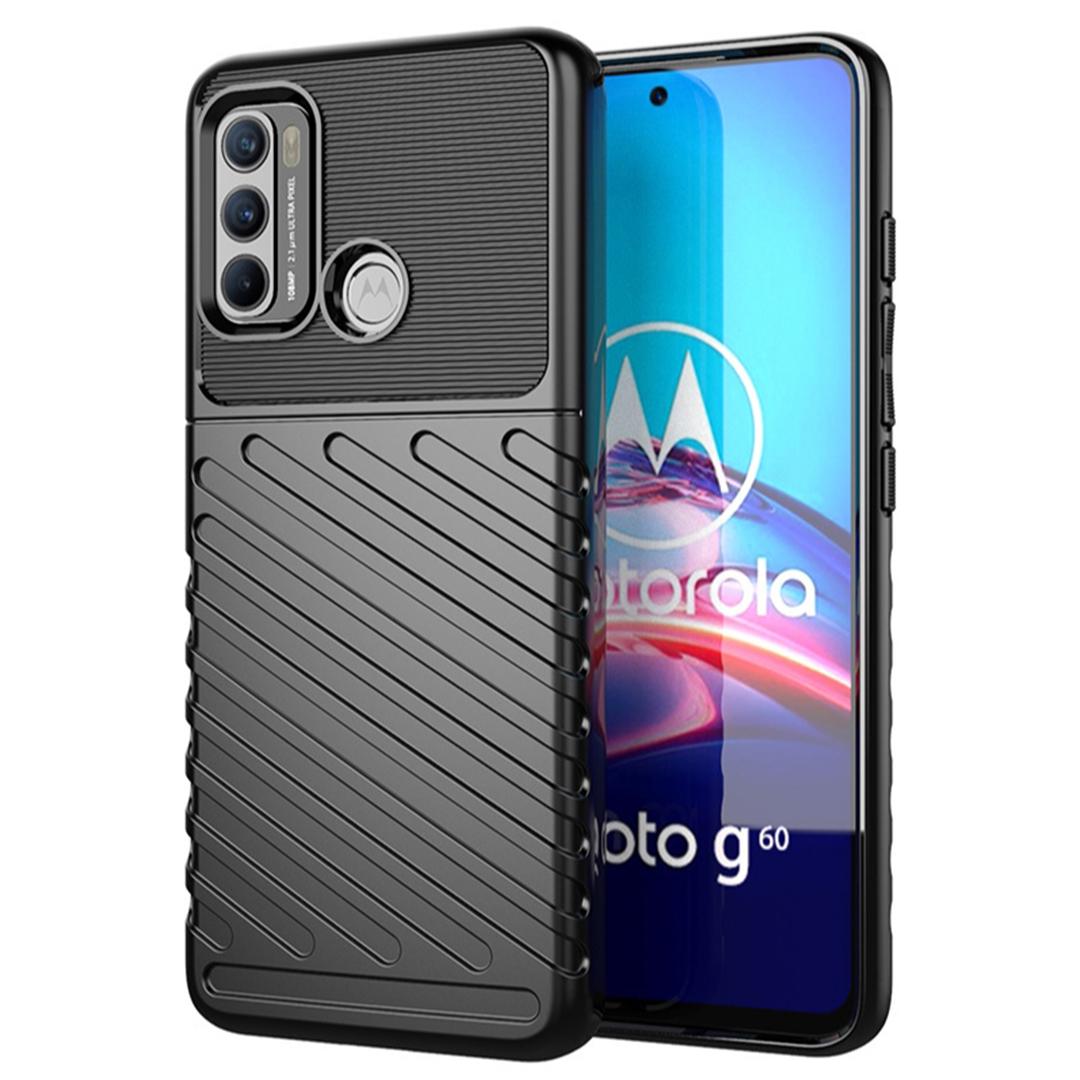 TPU чехол MoFan Mobile Shell для Motorola Moto G60 (xt2135) Черный (ECR_7059)