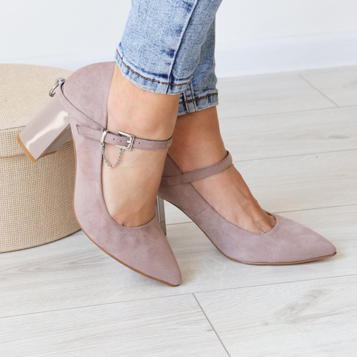 Туфли женские Fashion р. 39 25 см Фиолетовый (3159)