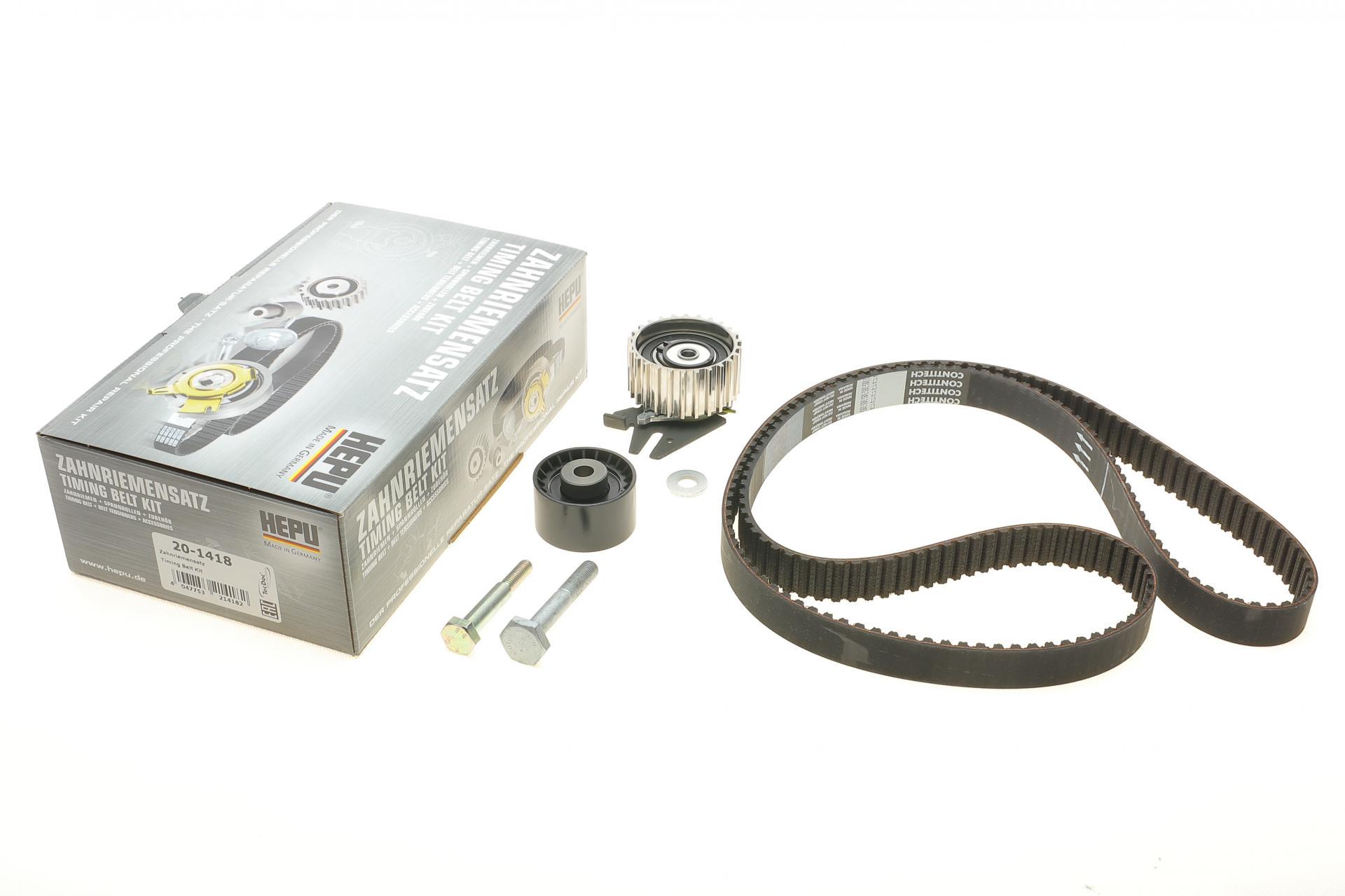 Комплект ГРМ Hepu Fiat Doblo 1.9D/JTD 01- (20-1418)