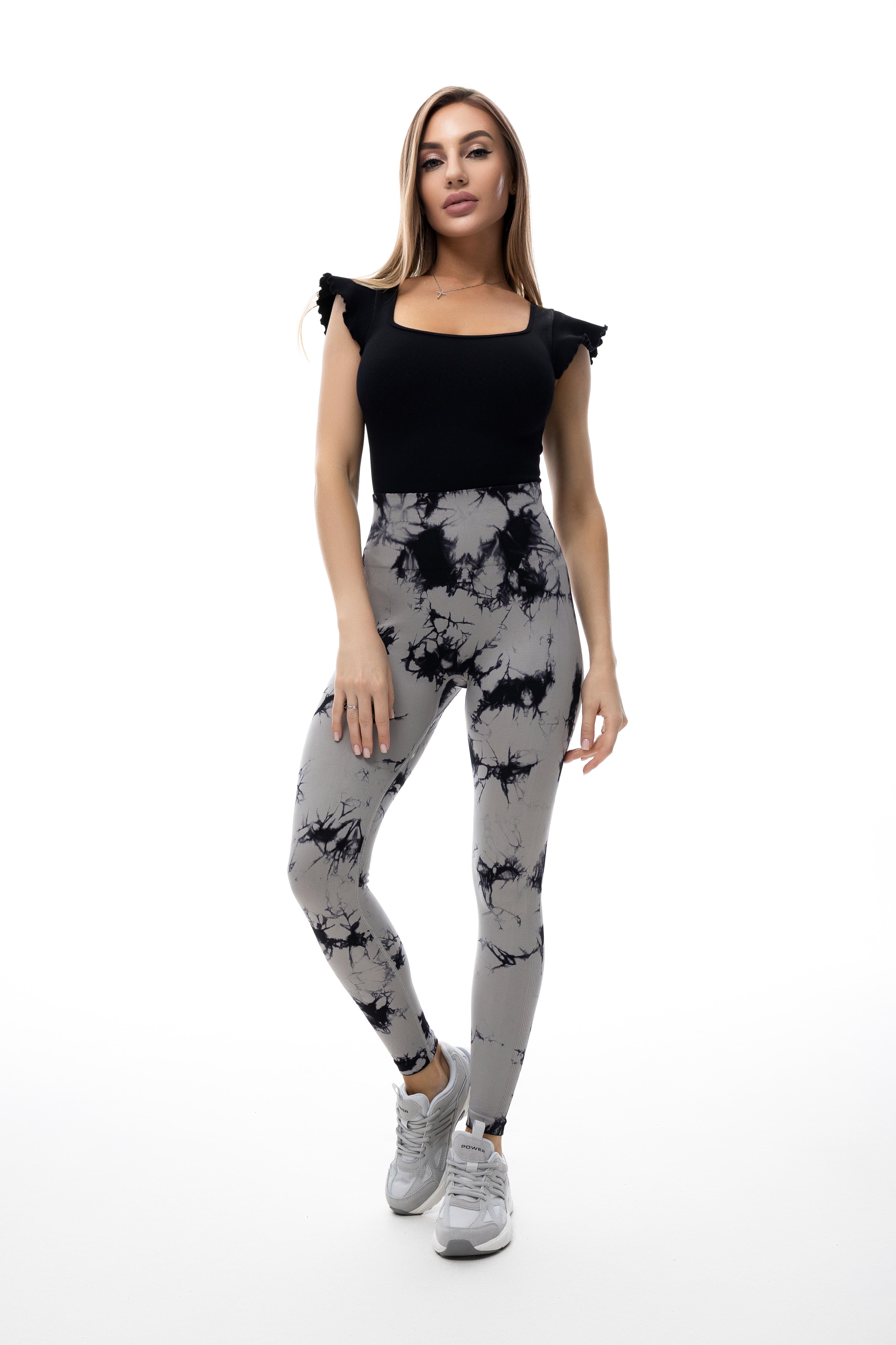 Леггинсы женские спортивные U:na SCULPT 345570 SM Серый (345570_S-M)