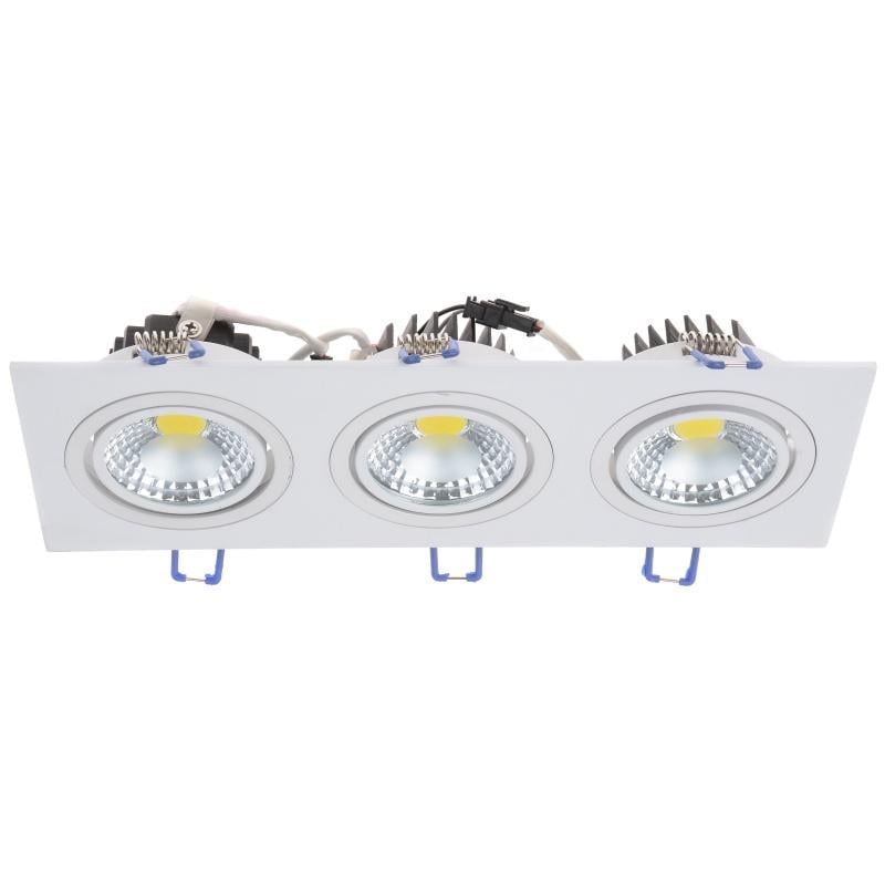 Светильник потолочный встроенный Brille LED-173/3x5W NW WH
