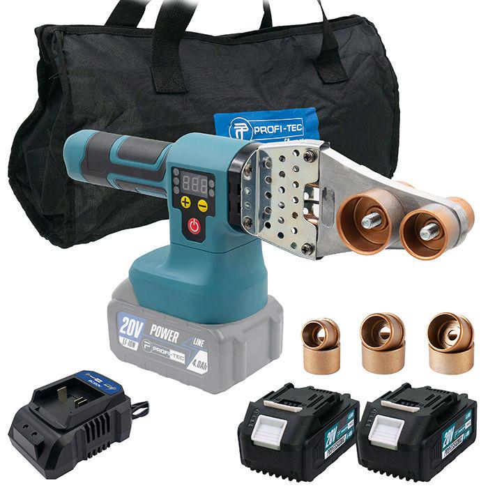 Паяльник акумуляторний PROFI-TEC 20V PWM20BL 2хPT2040EP 4,0Аг насадки 20/25/32 мм (006584) Паяльник акумуляторний PROFI-TEC 20V PWM20BL 2хPT2040EP 4,0Аг насадки 20/25/32 мм (006584)