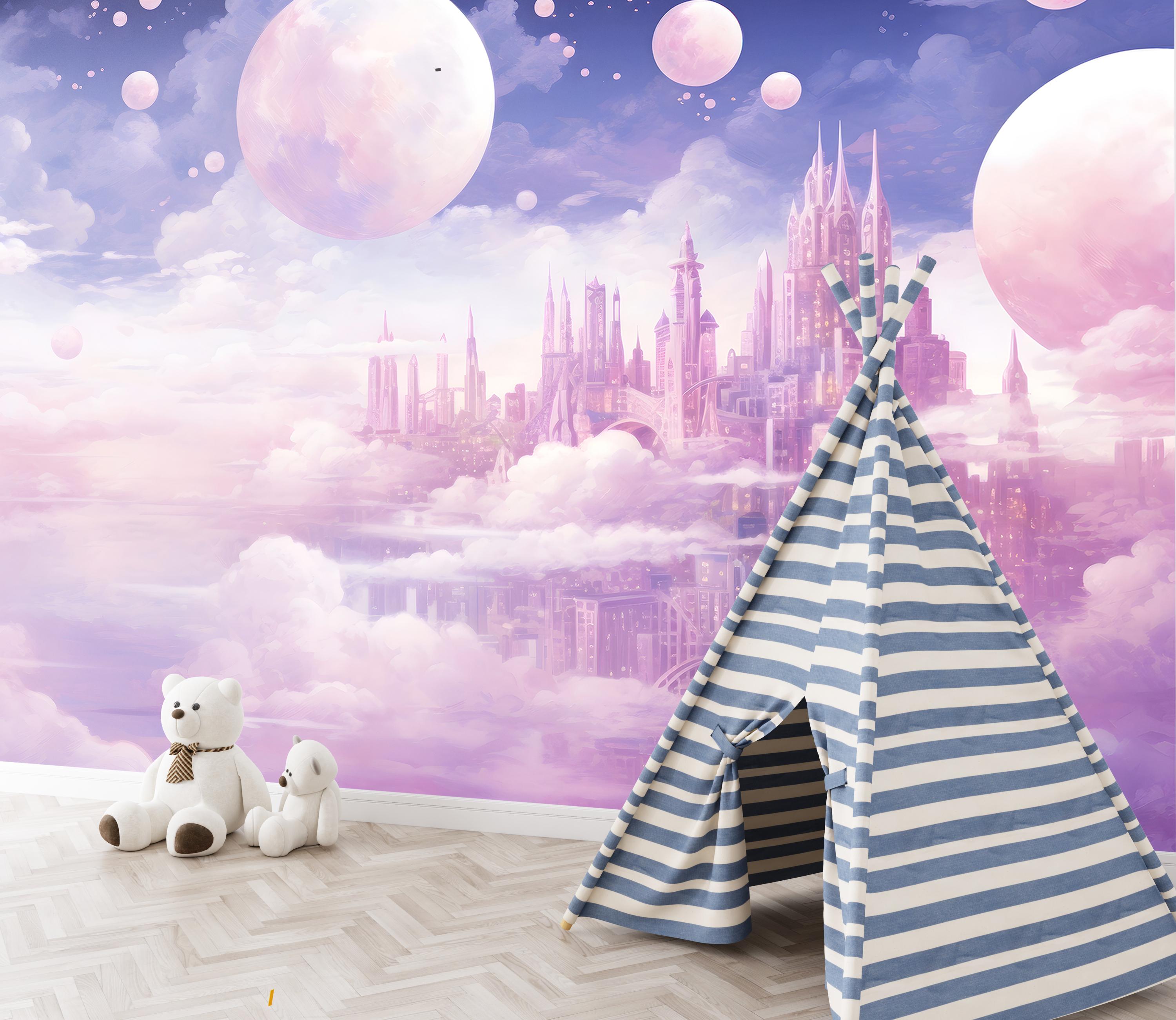 Фотошпалери флізеліновіі Upstream Хмарне Королівство Мрій 315х210 см (S5KID-067/5) - фото 6 Фотошпалери флізеліновіі Upstream Хмарне Королівство Мрій 315х210 см (S5KID-067/5) - фото 6