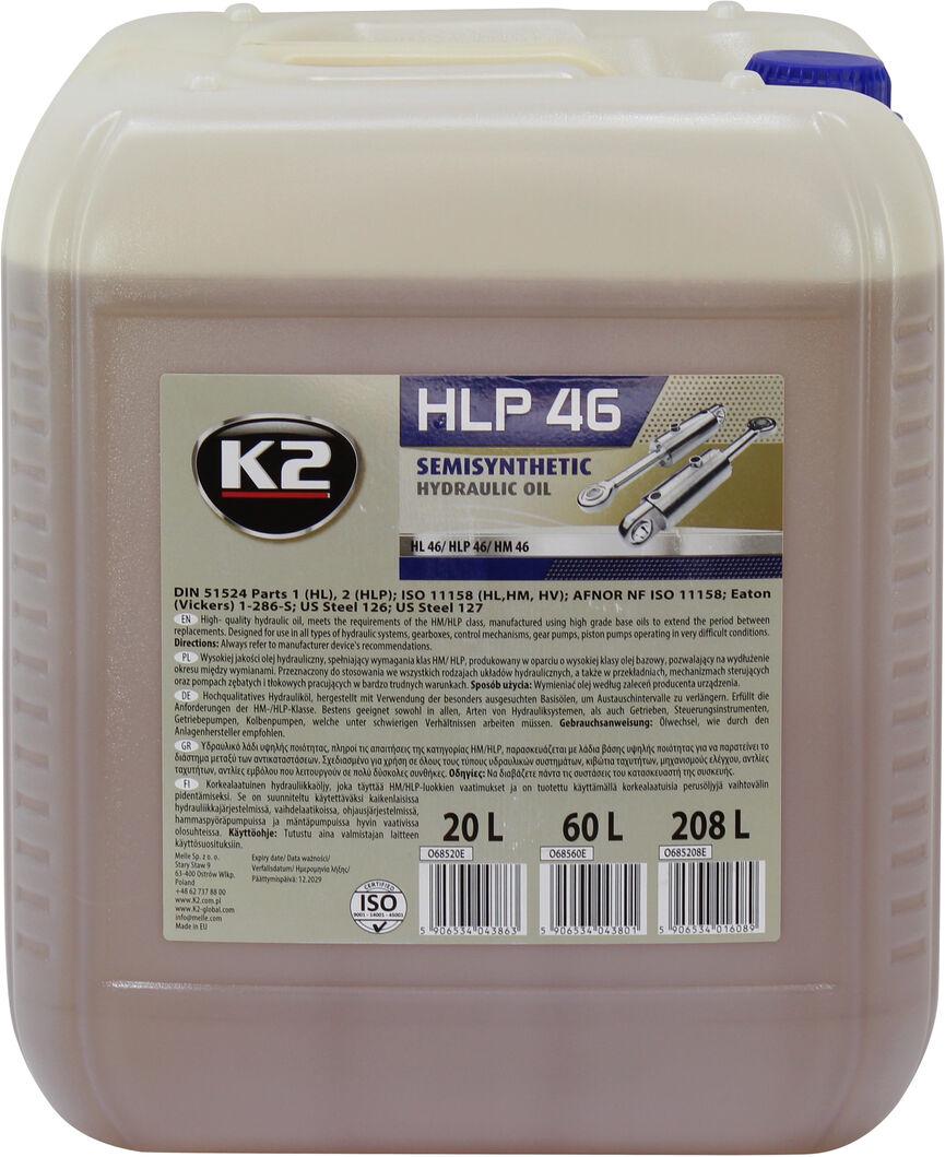 Трансмиссионное масло K2 HLP 46 O68520E 20 л (1401374) Трансмиссионное масло K2 HLP 46 O68520E 20 л (1401374)