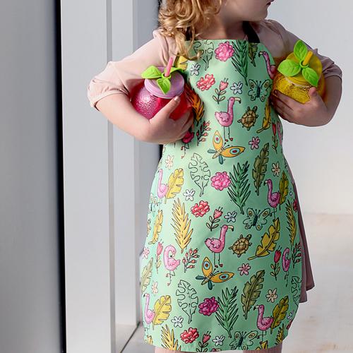 Фартук детский Сolorful Фламинго 42х60 см (FRTCD_21A009) - фото 3 Фартук детский Сolorful Фламинго 42х60 см (FRTCD_21A009) - фото 3