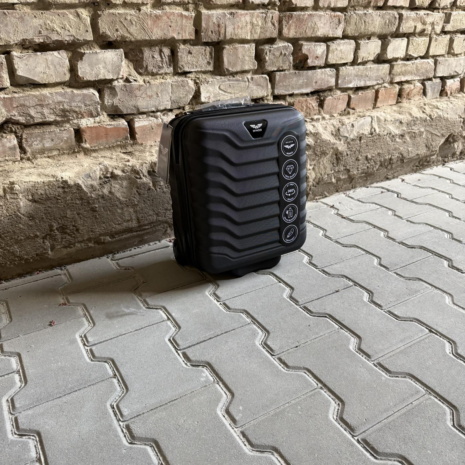 Мини-чемодан Wings PEA01 дорожный XXS Черный (26630746) - фото 3 Мини-чемодан Wings PEA01 дорожный XXS Черный (26630746) - фото 3