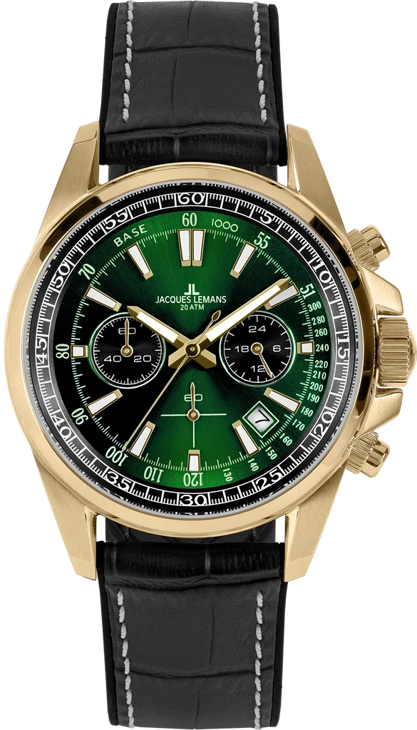 Наручные часы мужские Jacques Lemans Liverpool 1-2117J со стальным корпусом WR 200 м и зеленым циферблатом Наручные часы мужские Jacques Lemans Liverpool 1-2117J со стальным корпусом WR 200 м и зеленым циферблатом