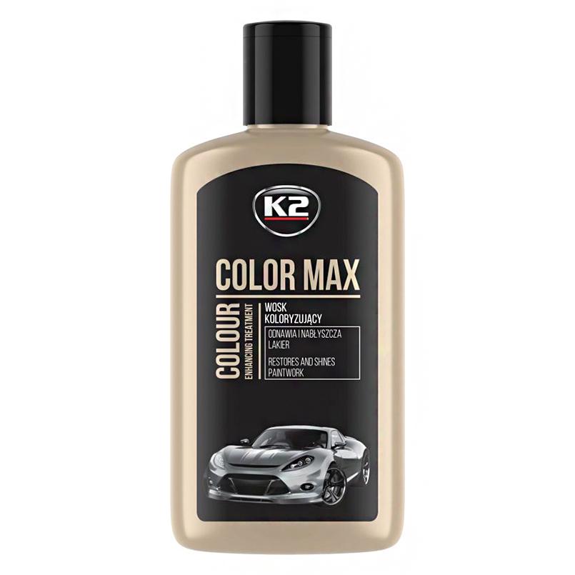 Полироль восковой для кузова K2 Color Max 250 мл Черный (K020CAN) - фото 1