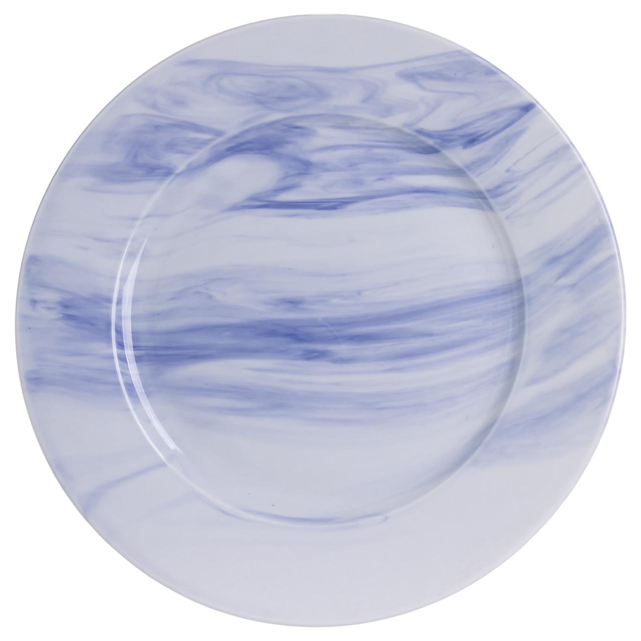 Столовый набор посуды тарелок и чашек Marble Clara 16 предметов на 4 человека фарфоровый Синий (MD-16-3B) - фото 4 Столовый набор посуды тарелок и чашек Marble Clara 16 предметов на 4 человека фарфоровый Синий (MD-16-3B) - фото 4
