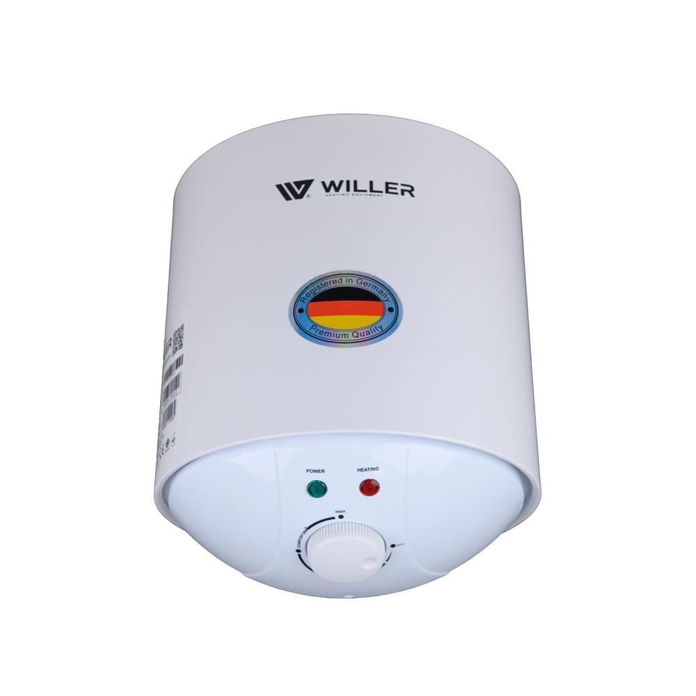 Бойлер вертикальный Willer Palermo Slim 1500 Вт с мокрым ТЭНом 6 л Белый (AEV-06R)