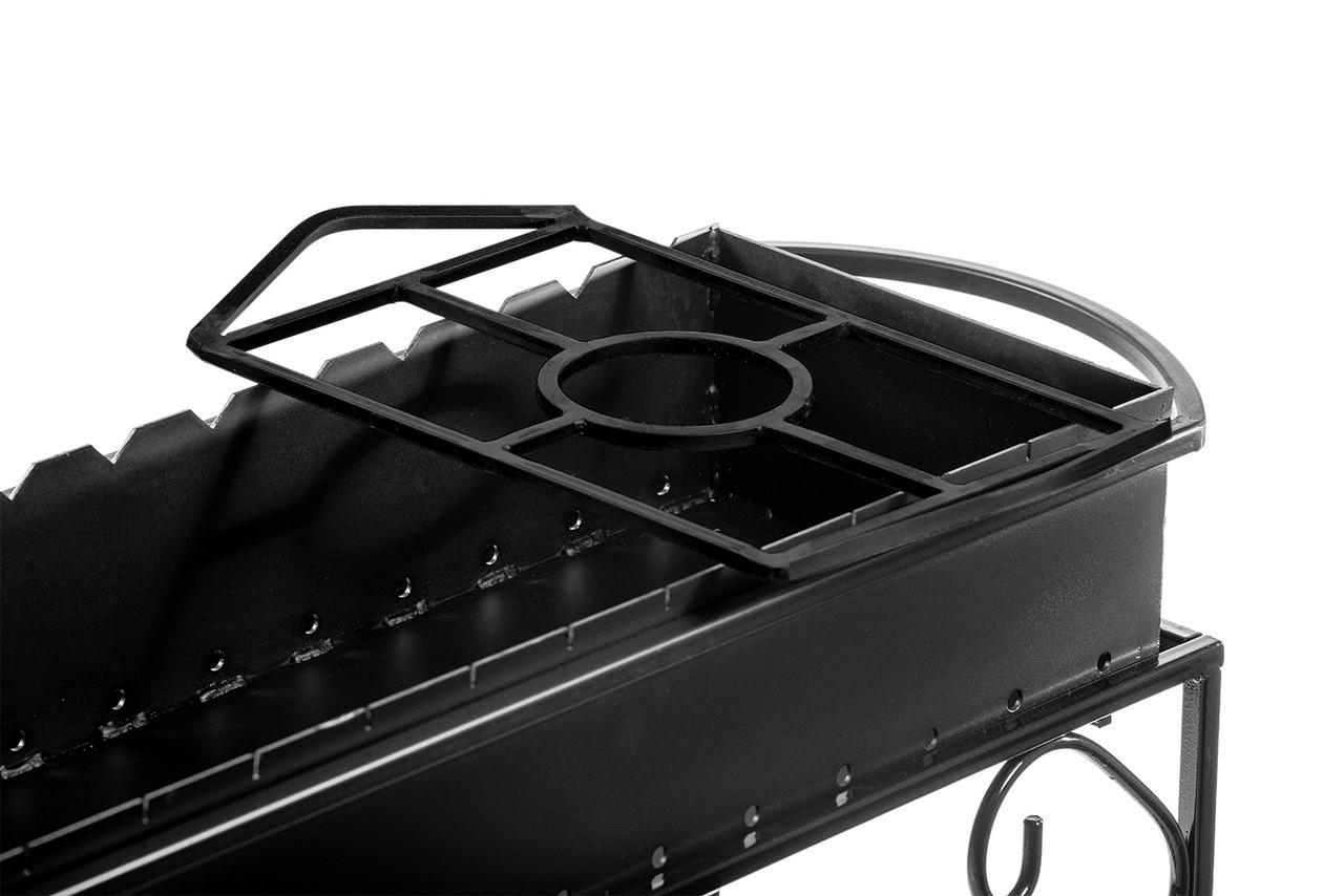 Универсальная подставка под казан Metalzavod для мангала 510х270мм 51х27х6 см (TAGAN-UNV) - фото 4