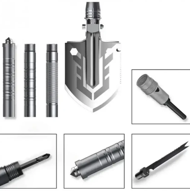 Лопата саперна складна багатофункціональна 16в1 (2490373873) - фото 2