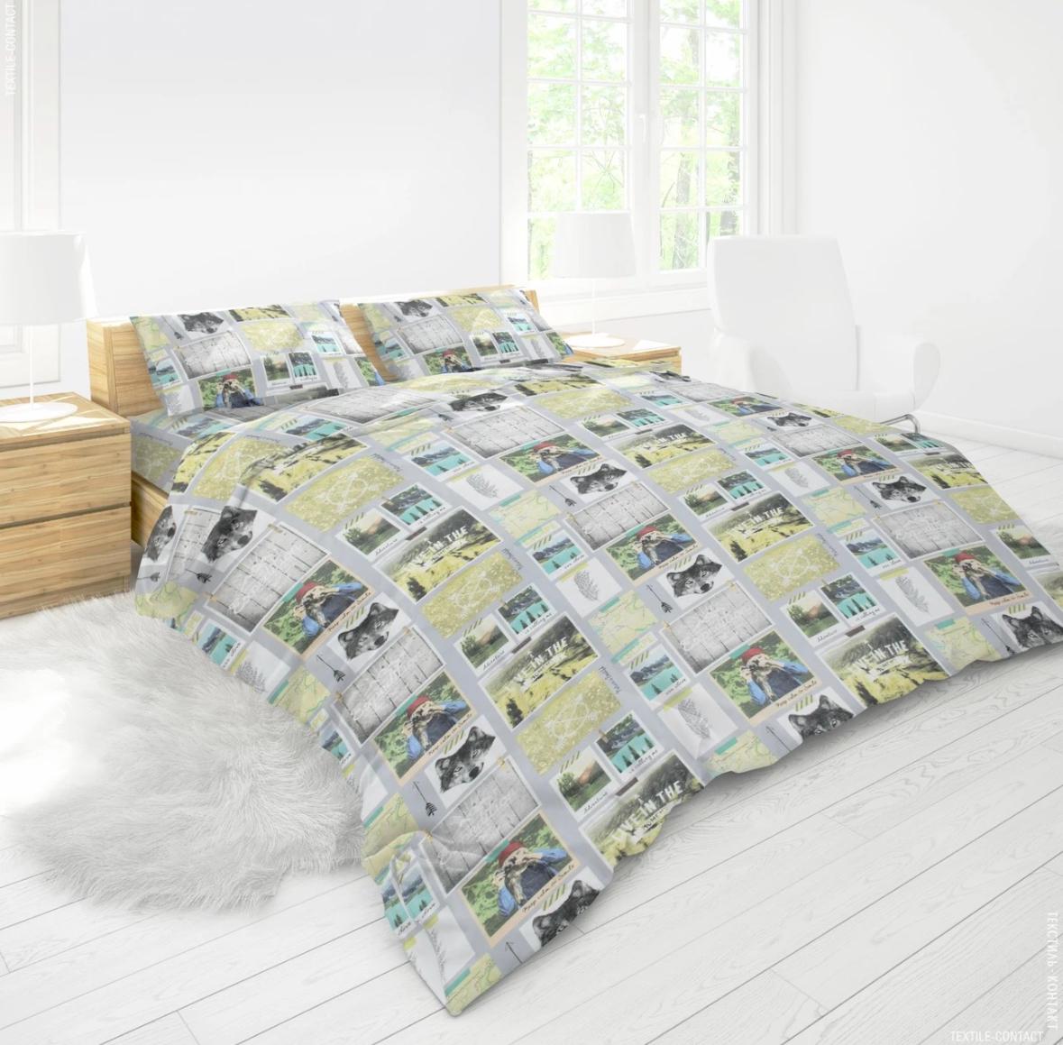 Комплект постельного белья Vital Textile Голд Люкс бязь полуторный 150х220 см (BL1.5-1052)