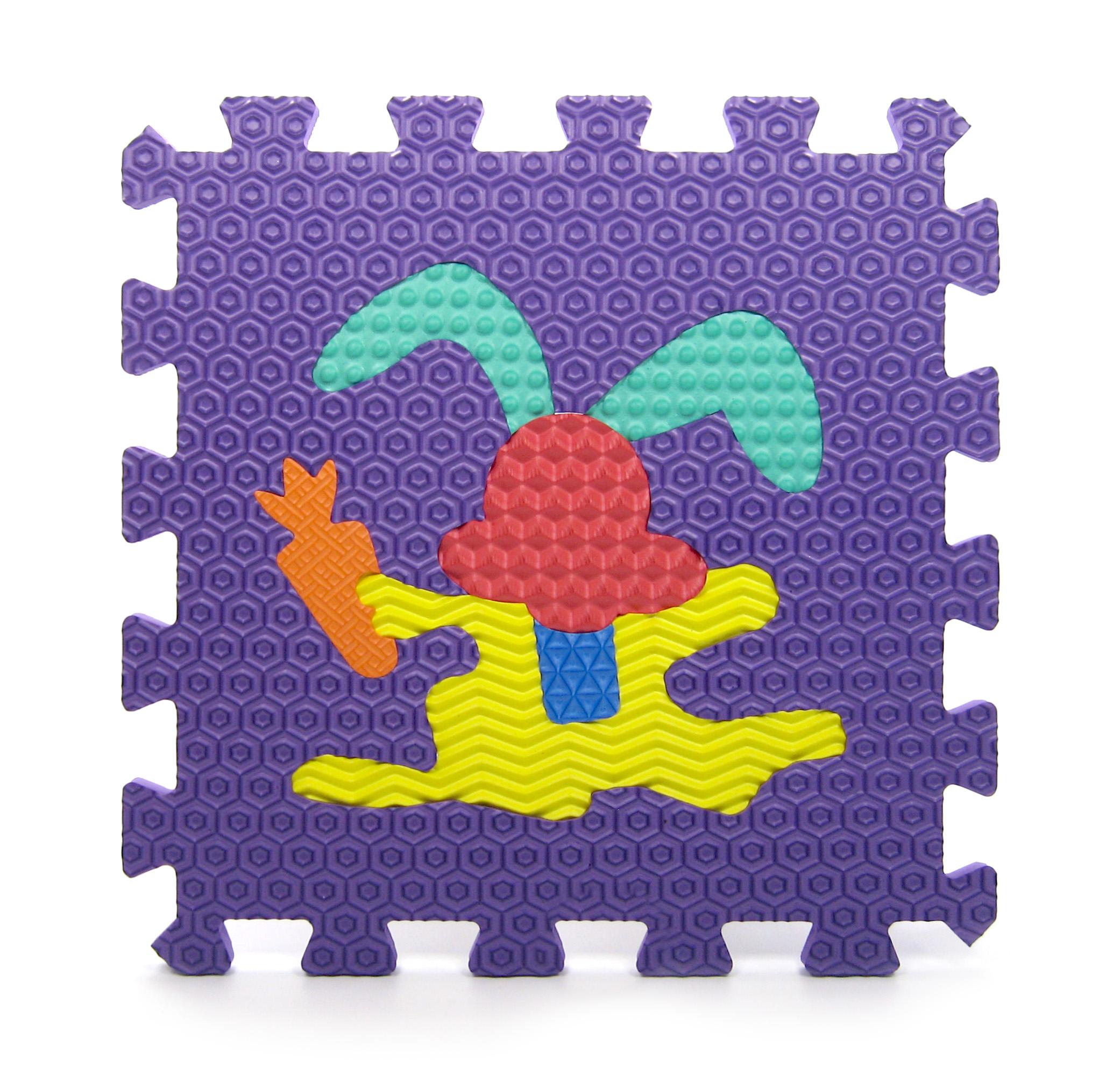 Коврик пазл EVA Животные M2616 массажный - фото 5 Коврик пазл EVA Животные M2616 массажный - фото 5