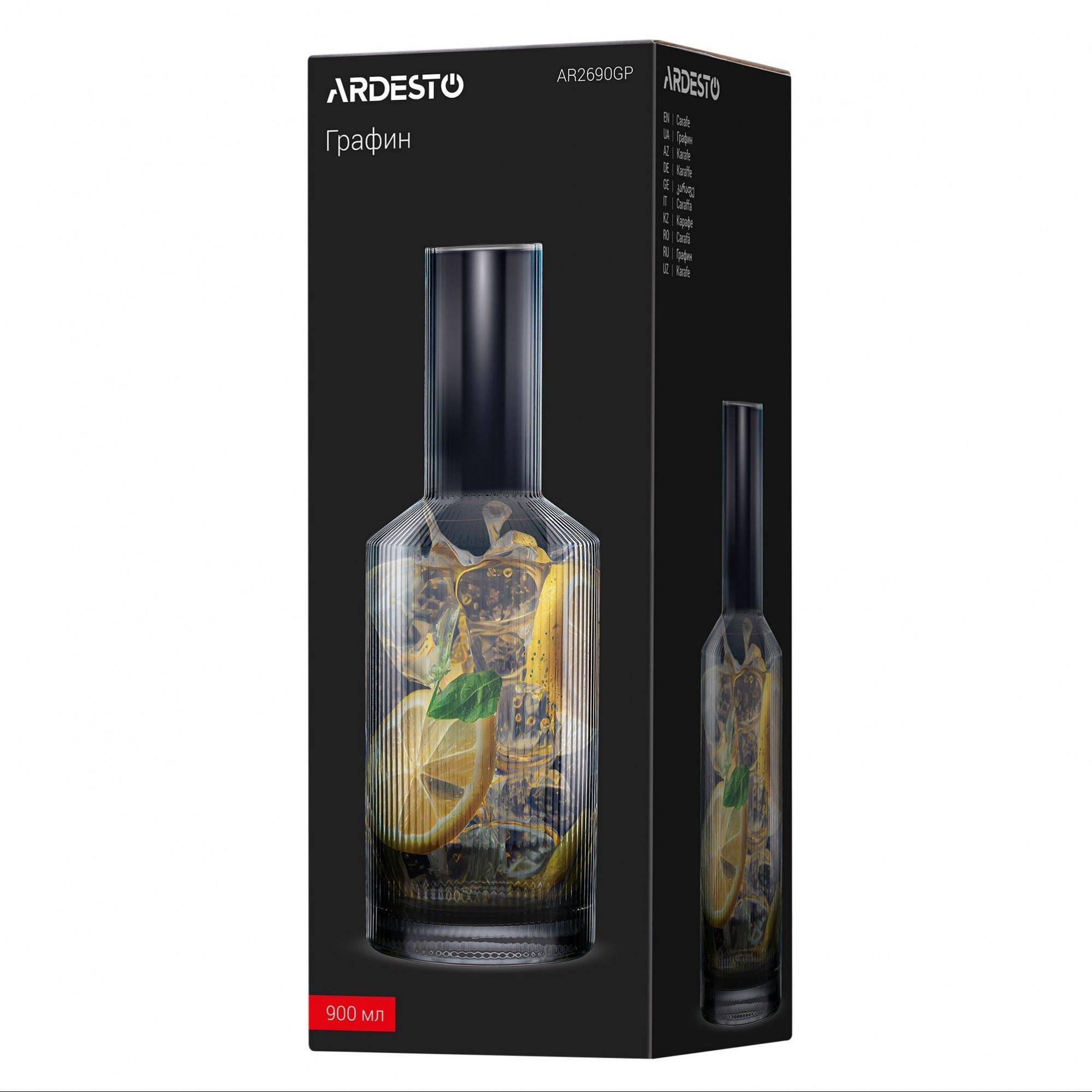Графин Ardesto 800 мл Graphite - фото 6
