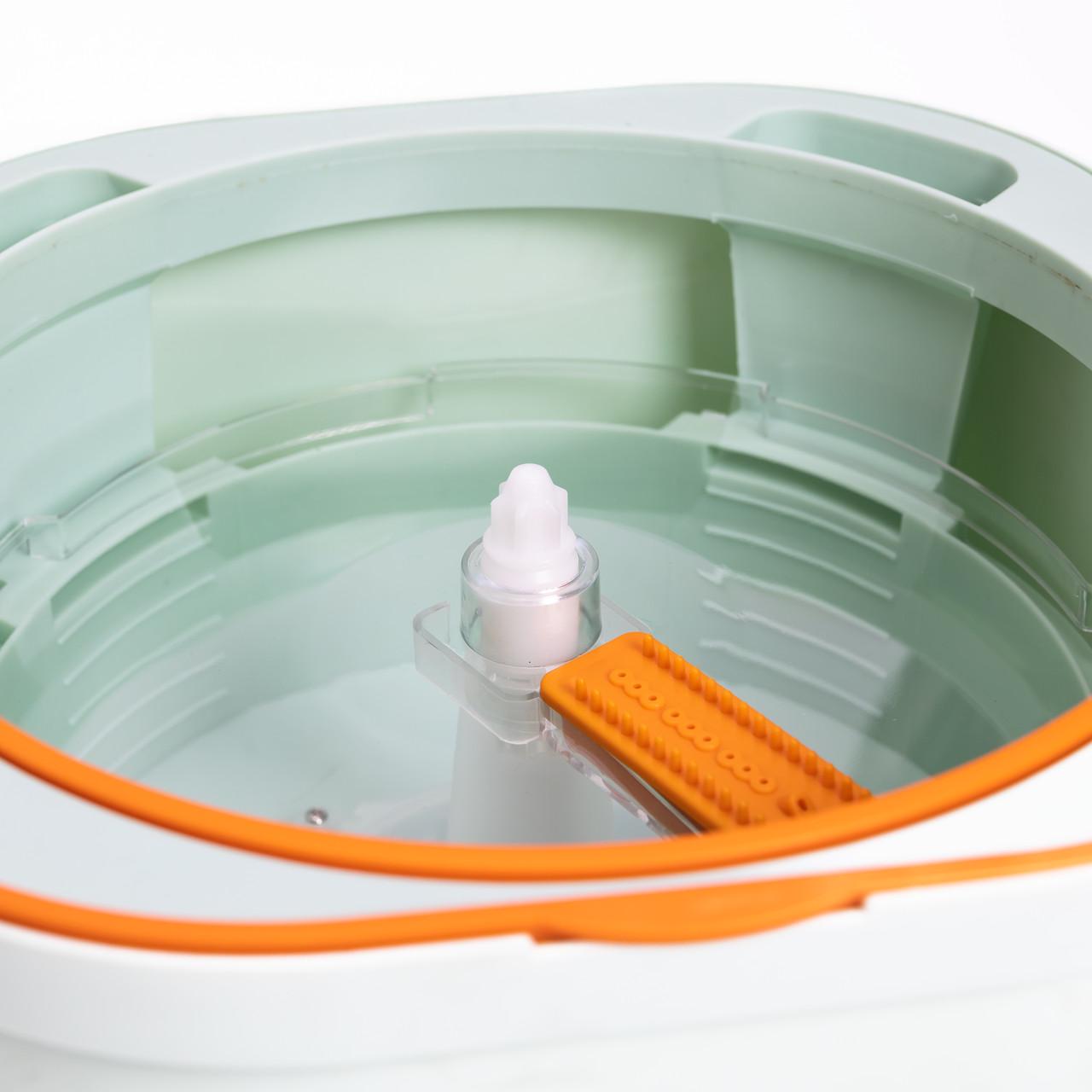 Набор для уборки швабра с отжимом и ведром Зеленый (HP-35015-46) - фото 6 Набор для уборки швабра с отжимом и ведром Зеленый (HP-35015-46) - фото 6