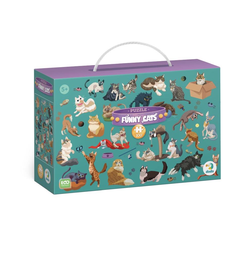 Пазл DoDo Кумедні коти 100 шт. (300626)