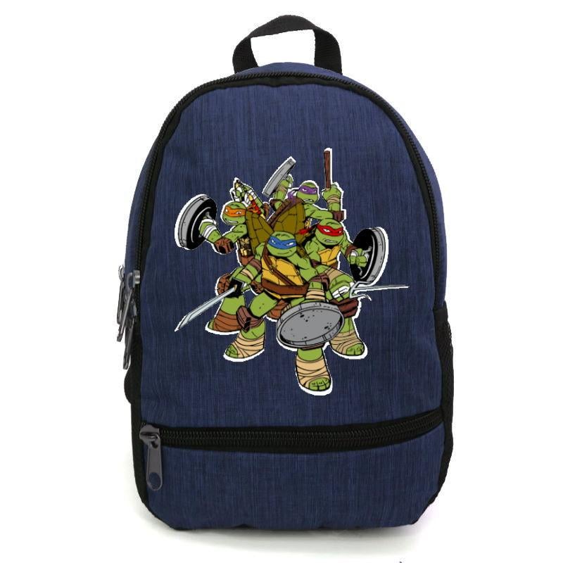 Школьный рюкзак Cappuccino Toys ninja turtle-03 с принтом Черепашки ниндзя 12,5 л Синий (1381809886)