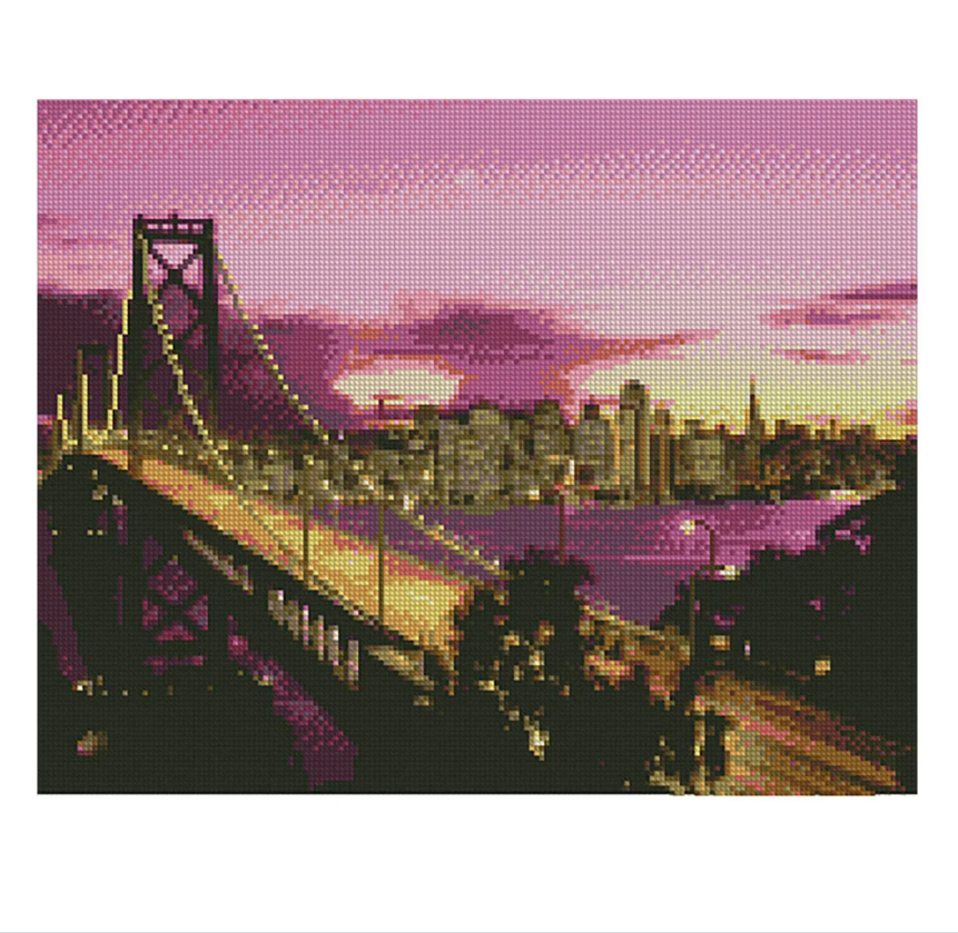 Алмазна мозаїка TK Group Пурпуровий Захід 30х40 см (GB 70016)