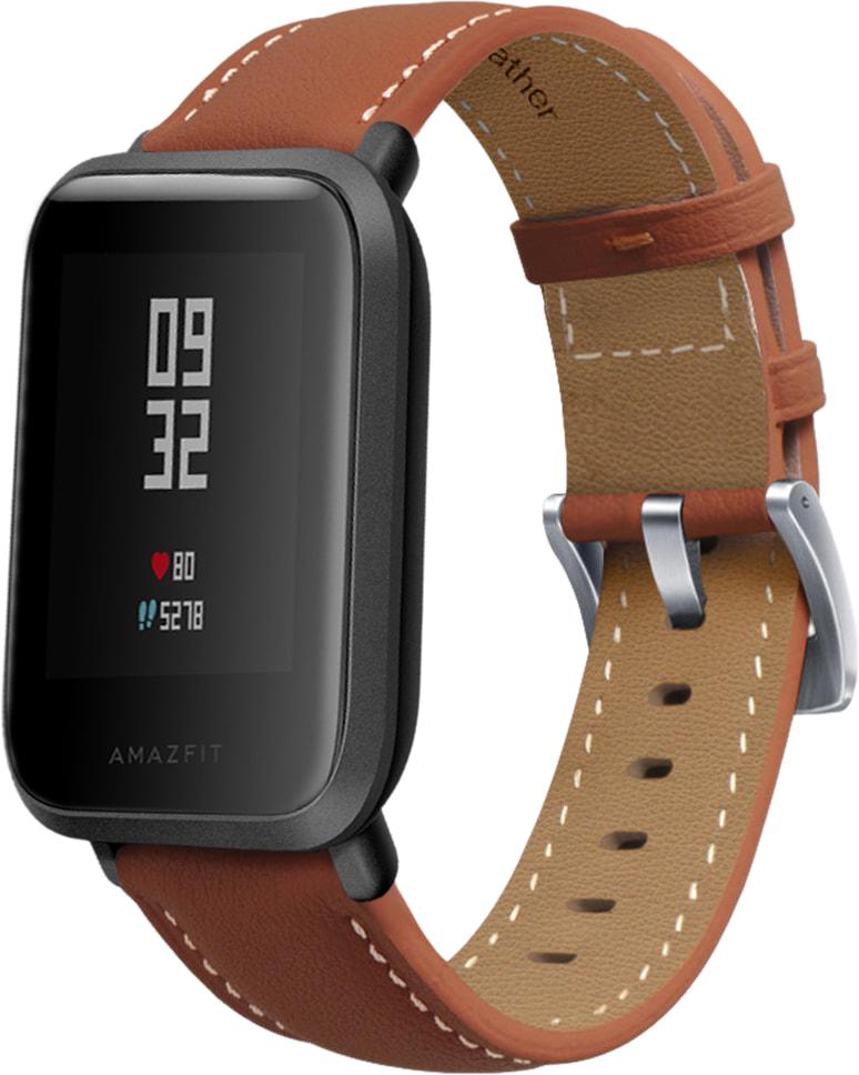 Ремінець шкіряний Folsa для Amazfit Bip Brown (31523-30)