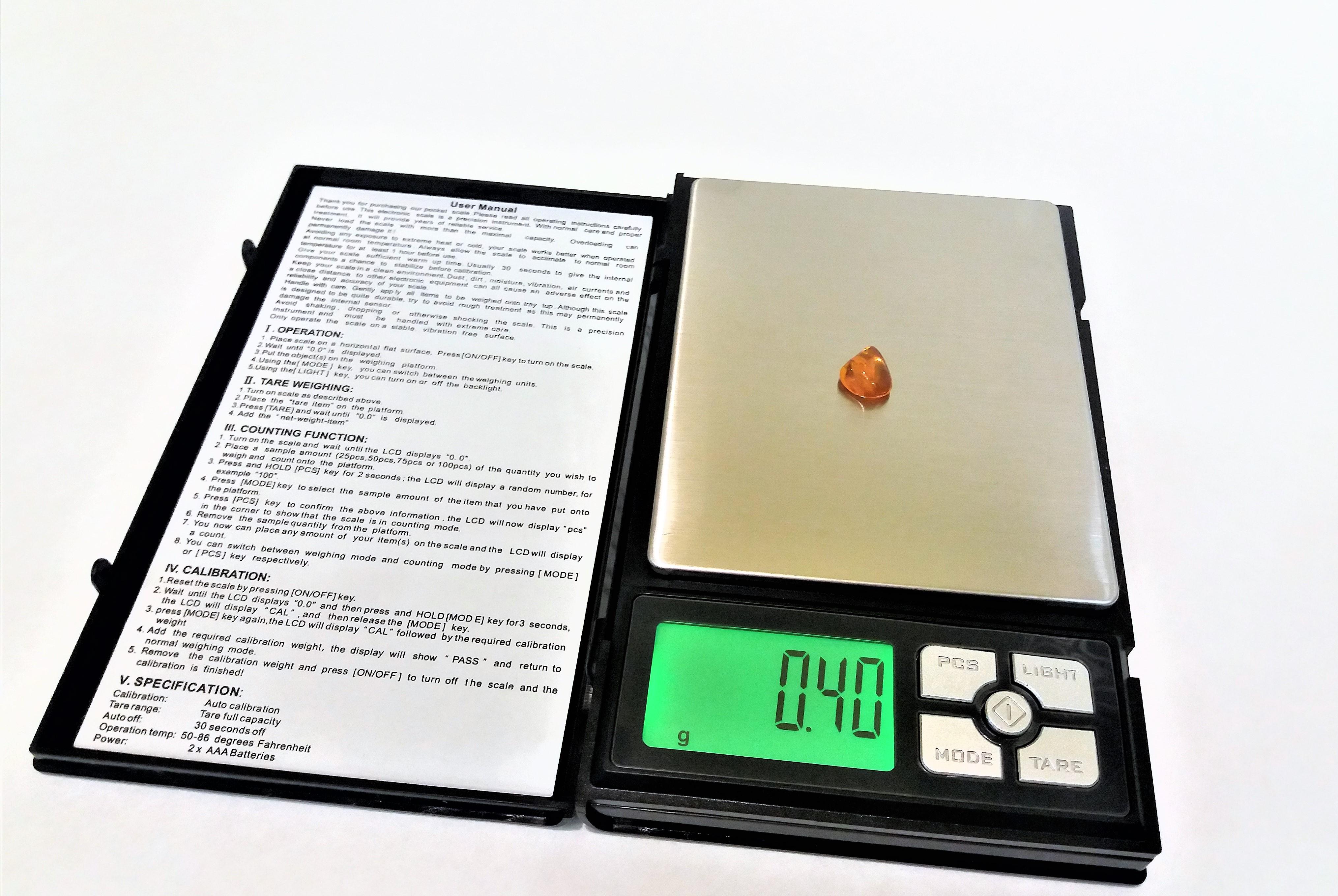 Весы электронные ювелирные Domotec 1108 Notebook 500 +/- 0,01 грамм (50113)