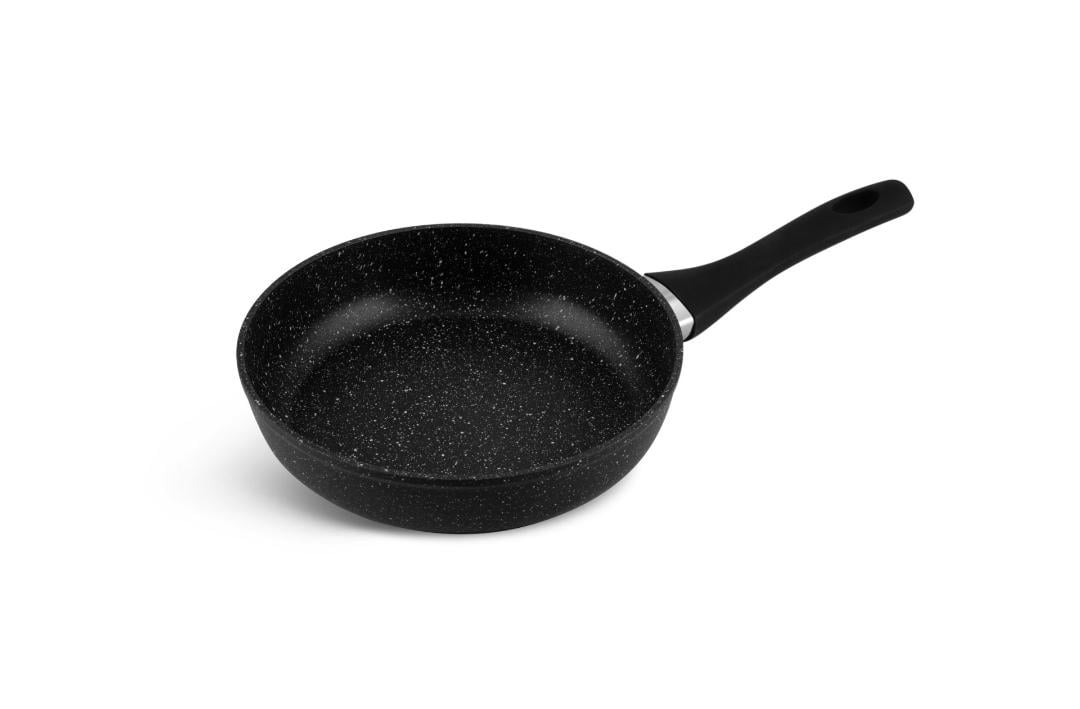 Сковорода Edenberg с трехслойным мраморным покрытием 26 см Черный с белым (EB-3424) Сковорода Edenberg с трехслойным мраморным покрытием 26 см Черный с белым (EB-3424)