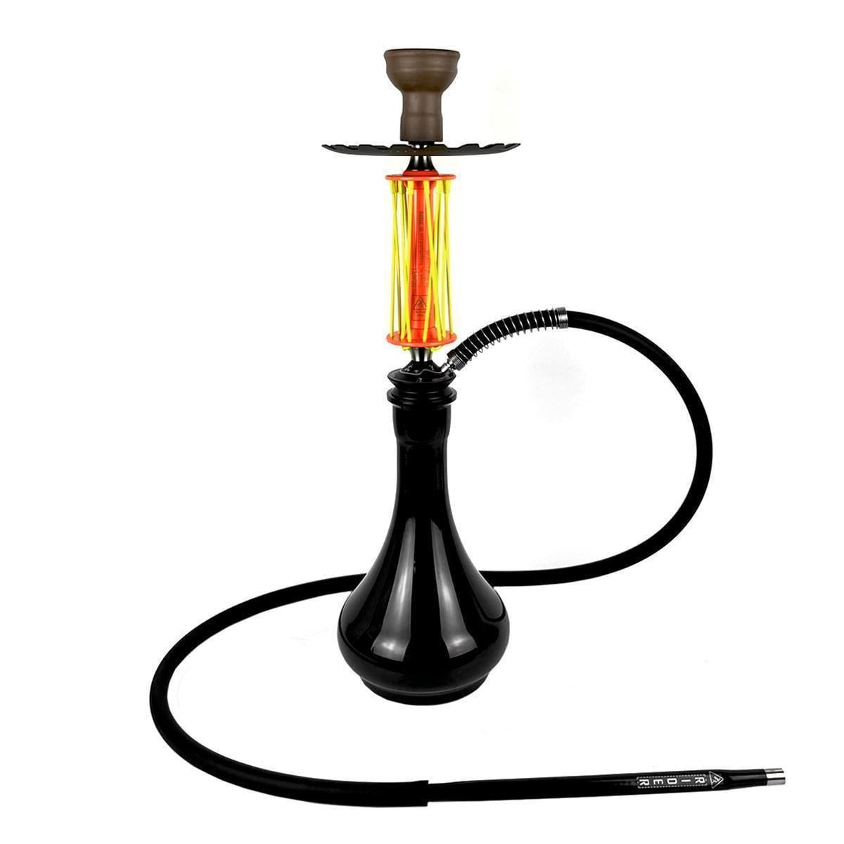 Кальян Hookah Trumpet Rider W 40 Yellow Orange колба Drop Black