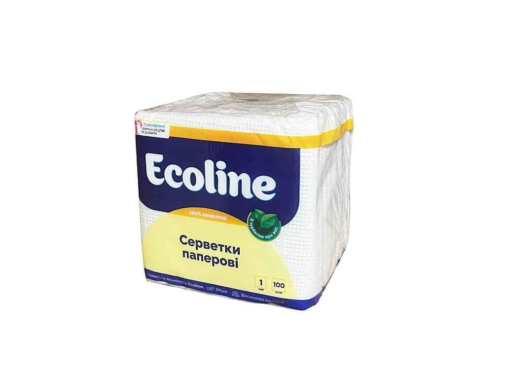 Салфетки бумажные ONIKS бумажные 1 слой 100 шт. Белый