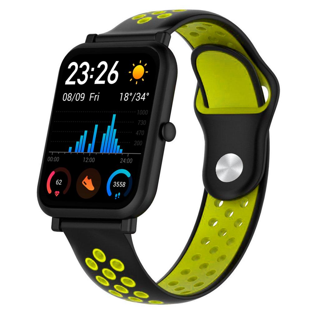 Ремінець Sport для Amazfit GTS Black Yellow (13184-61)