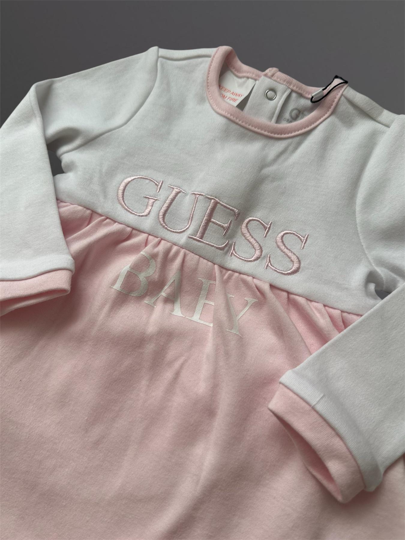 Боді-плаття Guess 6/9 міс. 70 см Рожевий (00130069) - фото 2