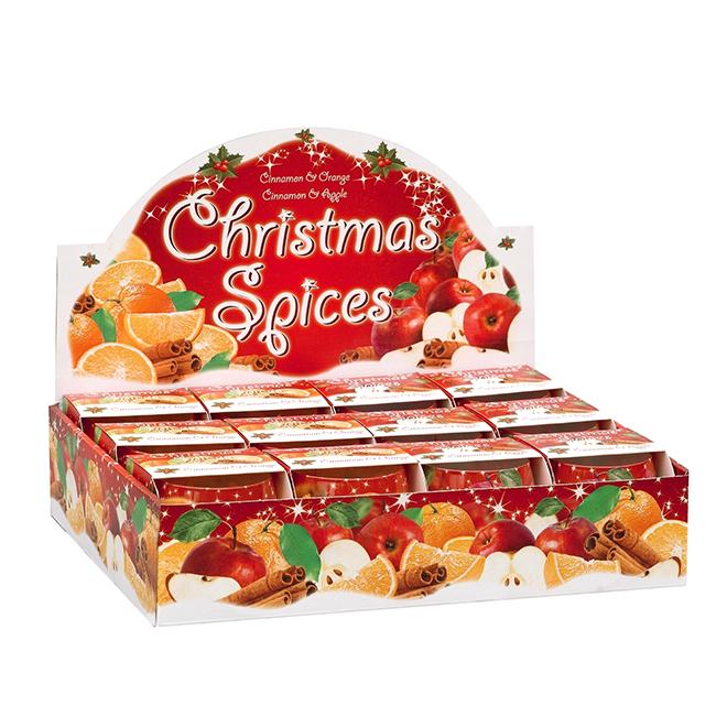 Свечка ароматическая Christmas Spices Cinnamon & Apple (28723) - фото 3 Свечка ароматическая Christmas Spices Cinnamon & Apple (28723) - фото 3
