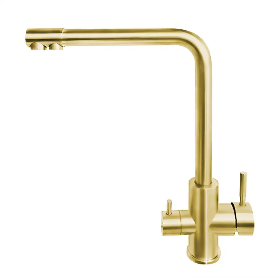 Смеситель для кухни Nett FG-33 Frosh с подключением к фильтру Золотой (NET-033320) Смеситель для кухни Nett FG-33 Frosh с подключением к фильтру Золотой (NET-033320)