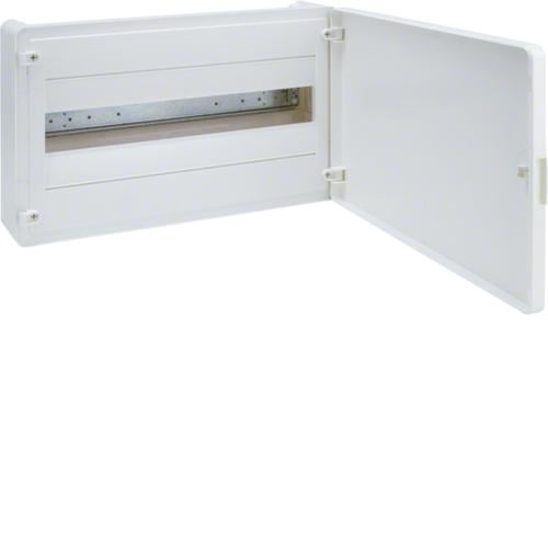 Щит модульный накладной Hager Golf для внешней установки с белой дверцей на 18 модулей (VS118PD)