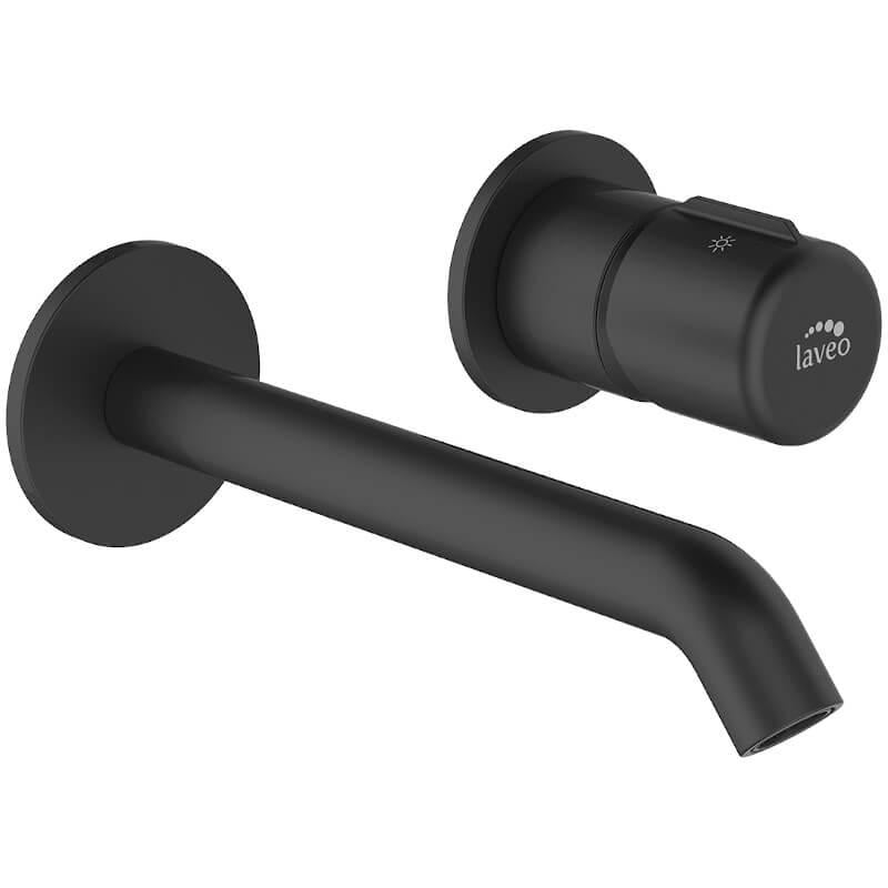 Смеситель Laveo PRETTO для умывальника Черный (BAO_722P)