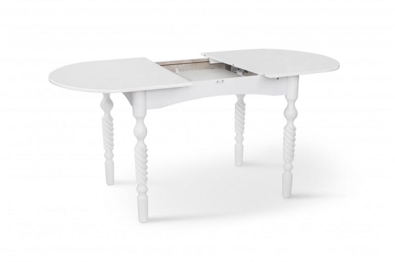 Обеденный стол Микс Мебель Бруно раскладной 1290х340х750 мм Белый - фото 3 Обеденный стол Микс Мебель Бруно раскладной 1290х340х750 мм Белый - фото 3
