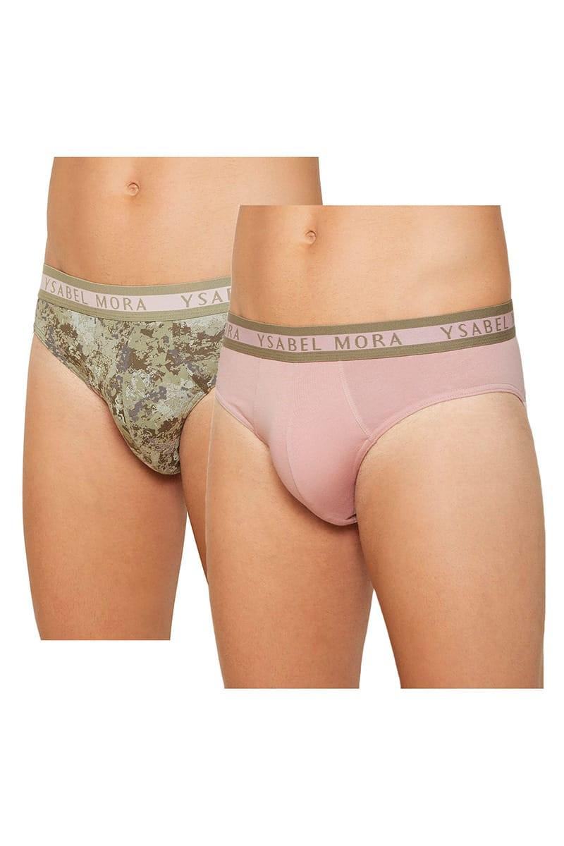 Трусы слип Ysabel Mora р. 52/XL Хаки/Бежевый (68781)