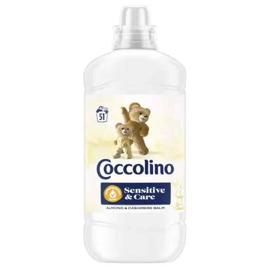Кондиціонер для білизни Coccolino Sensitive & Soft 1275 мл 51 прань (26358631)