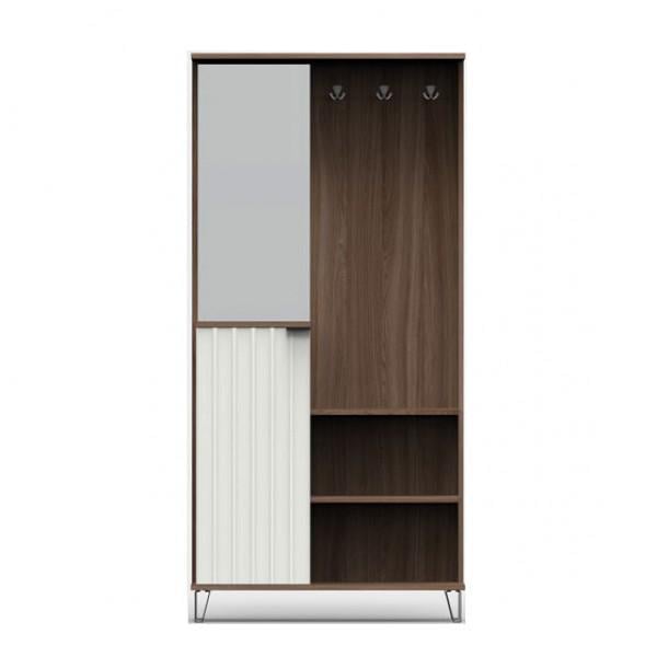 Прихожая цельная Світ меблів Донна 920х350х1920 мм из ДСП/МДФ Дуб борас/Белый Прихожая цельная Світ меблів Донна 920х350х1920 мм из ДСП/МДФ Дуб борас/Белый