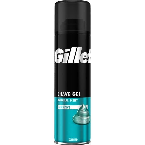 Гель для гоління GILLETTE Regular Sensitive 200 мл (7702018621255)