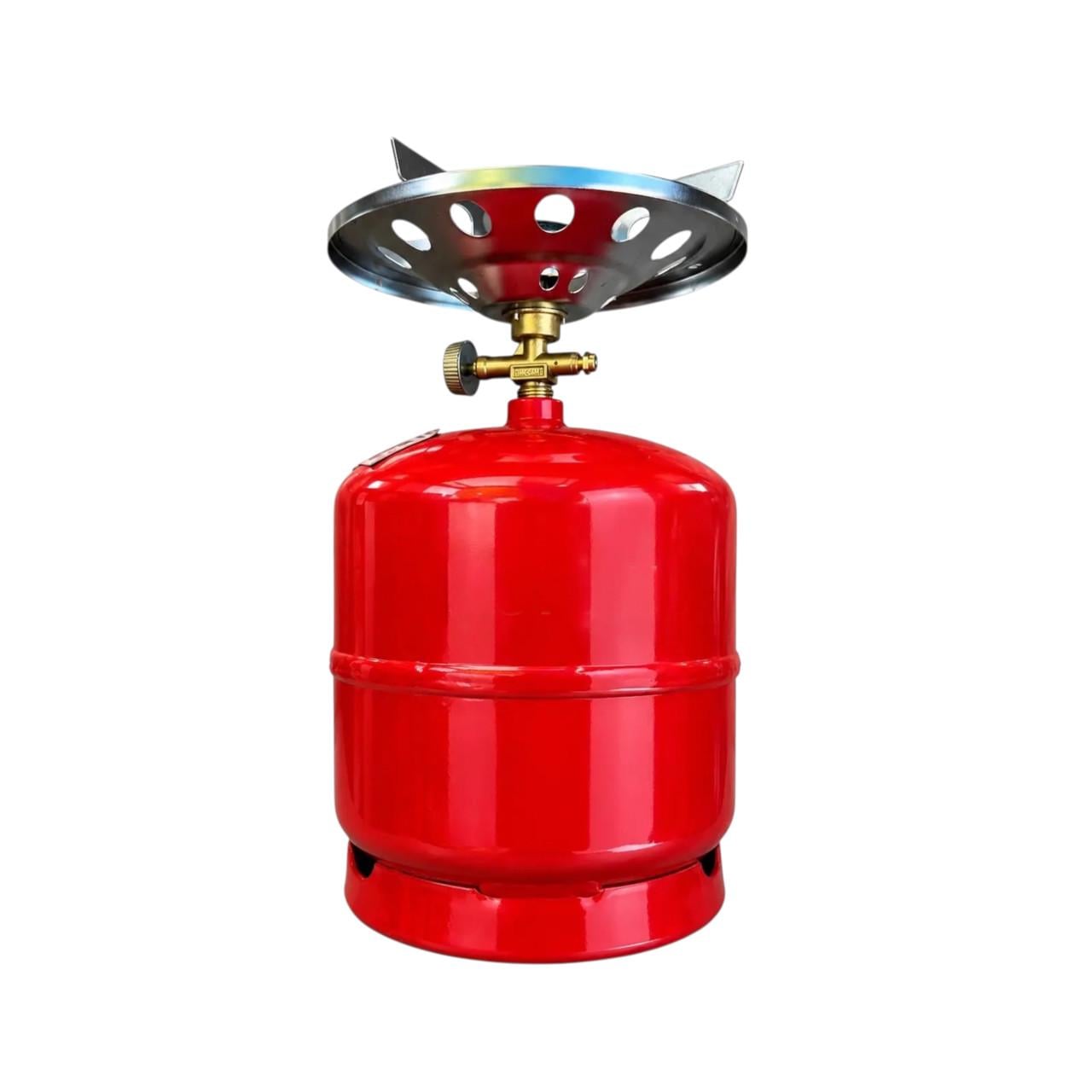 Баллон газовый 8 л 3 кг Edon ED-LPG-3 кг с горелкой (38129388)