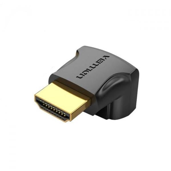 Адаптер-переходник угловой Vention Up 90 HDMI Male - Female Черный (AIOB0)